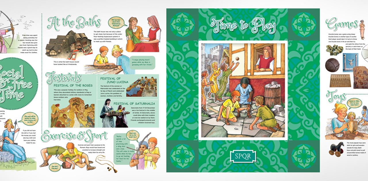 wall frieze with diorama