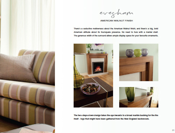 sample page from elgin and hall brochure