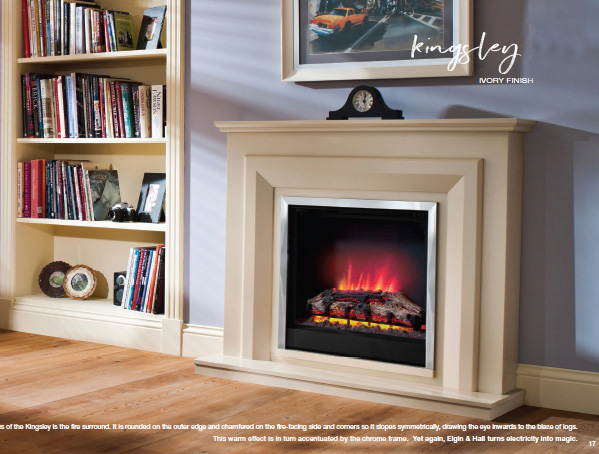 sample page from elgin and hall brochure