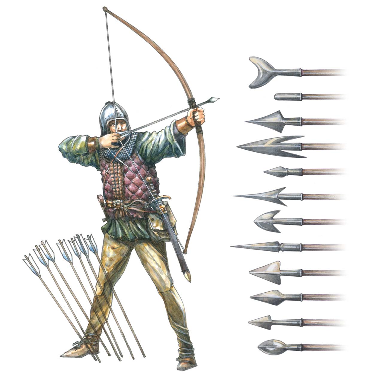 illustration of an archer