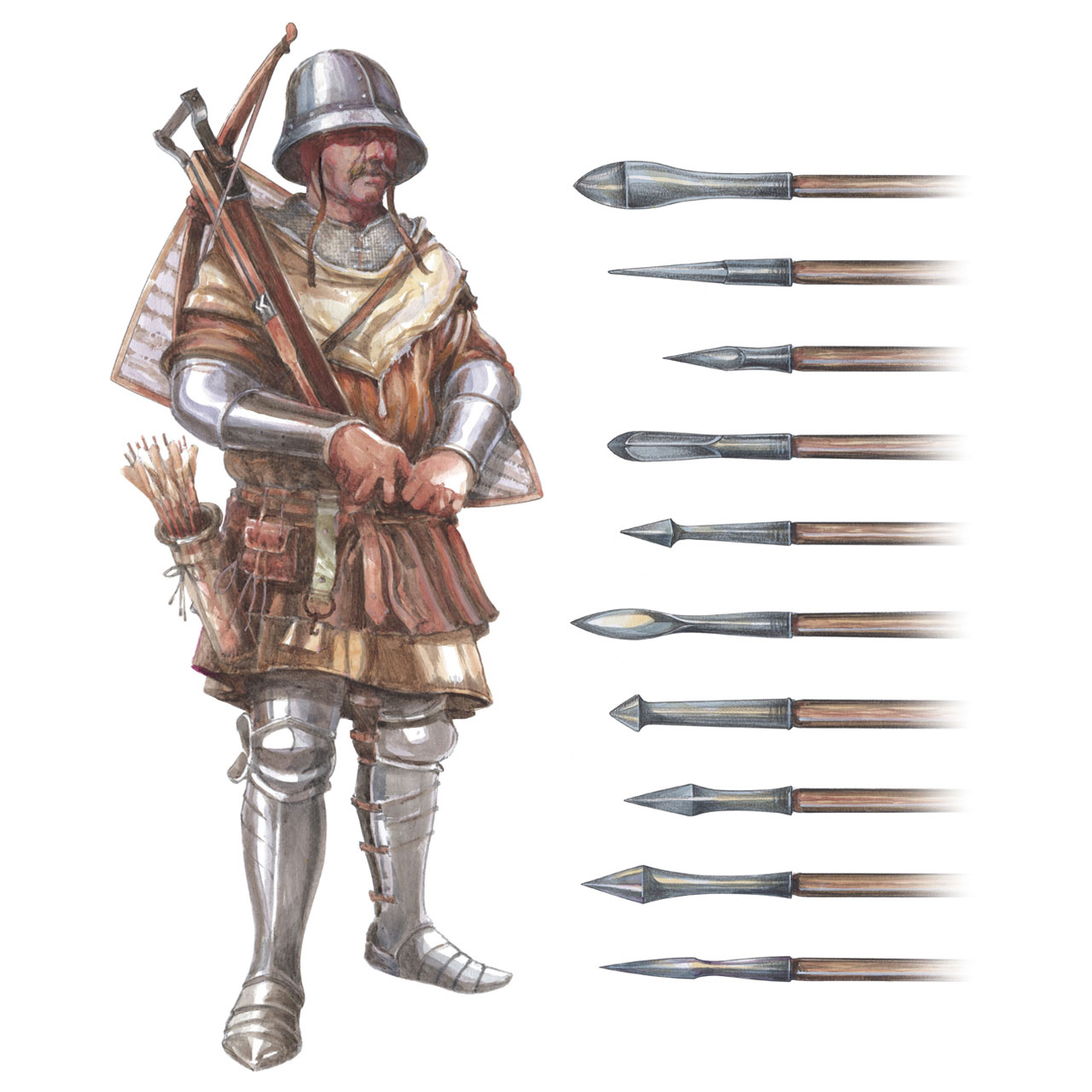 illustration of a crossbowman