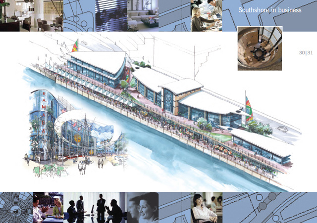 elevations of the South Shore development